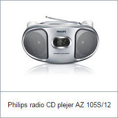 Philips radio CD plejer AZ 105S/12